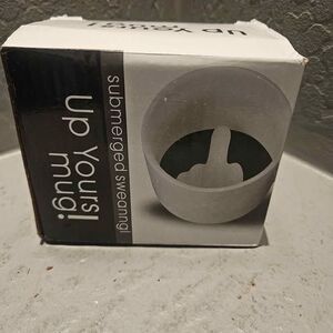 New in Box Coffee Mug 'Up Yours' Coffee Cup Gag Gift